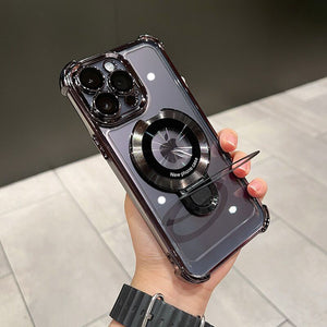 Suitable for iPhone15 air bag holder magnetic space case wireless charging