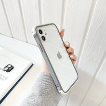 Color matching imitation transparent mobile phone case suitable for iPhone15promax mobile phone case