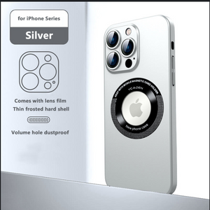 Anti-Drop Metal Frame Transparent Frosted Magnetic iPhone 12/13 Case