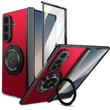 Compatible with Phone Case for Galaxy Z Fold7/6/5/4/3 & Z Flip7/6/5/4/3 with Rotating Stand, Shockproof Protective Cover HNSJK0023