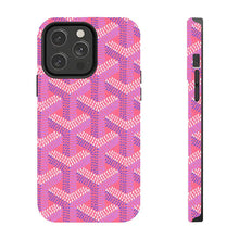 A Paris-style houndstooth-print phone case—a premium accessory that combines durability with protective functionality. Compatible with the iPhone 11–17 Pro Max/Plus series and Galaxy S23–25 series models HNSJK0025