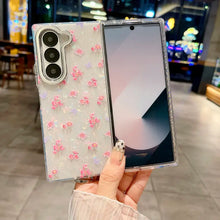 A high-end phone case pattern with dense and flashing leopard print for Fold 7/6/5/4/3 folding phone case HNSJK0008