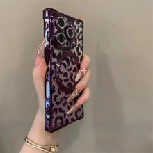 Compatible with for iPhone 17 Pro Max/16 Pro/15 Pro/14/13 Glitter Leopard Print phone case HNSJK0002