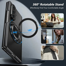 Compatible with Phone Case for Galaxy Z Fold7/6/5/4/3 & Z Flip7/6/5/4/3 with Rotating Stand, Shockproof Protective Cover HNSJK0023