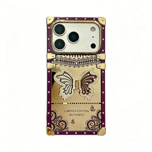 Butterfly Rhinestone Phone Case with Wrist Strap, Slim Shockproof Full Protection Cover, Portable Handheld Design for Women Girls, Style Phone Accessory HNSJK0037