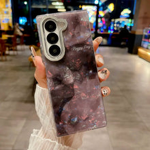 A high-end phone case pattern with dense and flashing leopard print for Fold 7/6/5/4/3 folding phone case HNSJK0008