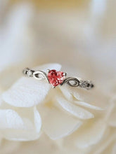 Mother's Day Gift Women's Elegant Rhinestone Decor Heart Design Promise Ring, 1 Piece Trendy Exquisite Engagement Ring, Chic F ashionable Dainty Jewelry As Gift for Girlfriend, Wedding Promise Rings, Promise Ring Gf HNJZ0027