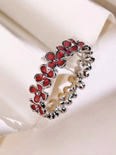 Mother's Day Gift Fashion Flower Design Cuff Ring, Unique Rings for Women, Elegant Women's Accessories for Wedding & Engagement, Casual Matching Jewelry for Party, Daily Clothing, Statement Ring HNJZ0020