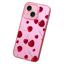 【BUY 4 ONLY PAY FOR 2】Pink Cute Case for iPhone with Unique Graphic Design, Hard Back + Soft Frame Protective Case - Cheery