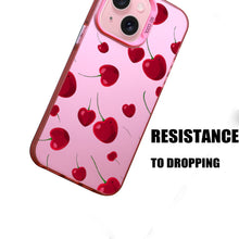 【BUY 4 ONLY PAY FOR 2】Pink Cute Case for iPhone with Unique Graphic Design, Hard Back + Soft Frame Protective Case - Cheery