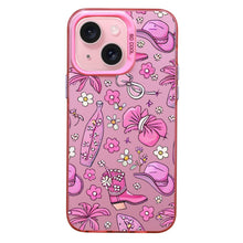 【BUY 4 ONLY PAY FOR 2】Pink Cute Case for iPhone with Unique Graphic Design, Hard Back + Soft Frame Protective Case - Coastal Cowgirl Aesthetic