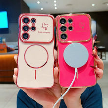 Compatible with Wireless Charge Cover Soft Cover  S25 Ultra/S24/S23/S22 TPU phone case Cover HNSJK0001