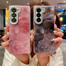 A high-end phone case pattern with dense and flashing leopard print for Fold 7/6/5/4/3 folding phone case HNSJK0008