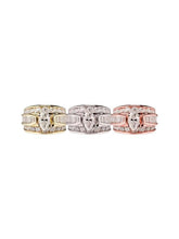Fashion Artificial Crystal Decorated Ring, Pave Engagement Ring, Wedding Engagement Party Accessories for Women, Trendy Accessories for Party and Daily Life HNJZ0001