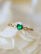 Mother's Day Gift Women's Elegant Rhinestone Decor Heart Design Promise Ring, 1 Piece Trendy Exquisite Engagement Ring, Chic F ashionable Dainty Jewelry As Gift for Girlfriend, Wedding Promise Rings, Promise Ring Gf HNJZ0027