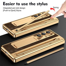 Compatible with  Z Fold7/6/5/4 Phone Case, Built-In Screen Protector, Stand & Stylus Support-