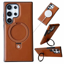 Business Leather Cellphone Case Suitable for  S24/S23/S22 ultra / for iPhone 12/13/14/15 Pro max Mobile Phone Case with Built-in Stand  Leather HNSJK0011