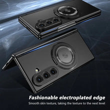 Compatible with Phone Case for Galaxy Z Fold7/6/5/4/3 & Z Flip7/6/5/4/3 with Rotating Stand, Shockproof Protective Cover HNSJK0023