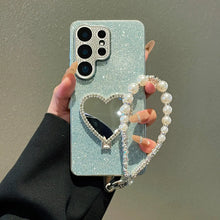 Purple Butterfly Wristband Fashion Phone case for S24Plus/S25/S23ultra/S22 / 17 Pro Max/ 16/15 /14/13 Lens Film HNSJK0018