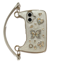 Compatible with for iPhone 17 Pro Max /17 Air/16 Plus /15/14/13 Butterfly heart-shaped three-dimensional phone case HNSJK0010