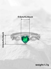 Mother's Day Gift Women's Elegant Rhinestone Decor Heart Design Promise Ring, 1 Piece Trendy Exquisite Engagement Ring, Chic F ashionable Dainty Jewelry As Gift for Girlfriend, Wedding Promise Rings, Promise Ring Gf HNJZ0027