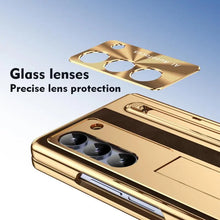 Compatible with  Premium Colorful Phone Case for Galaxy Z Fold7/6/5/4, Built-In Screen Protector, Stand & Stylus Support HNSJK0041