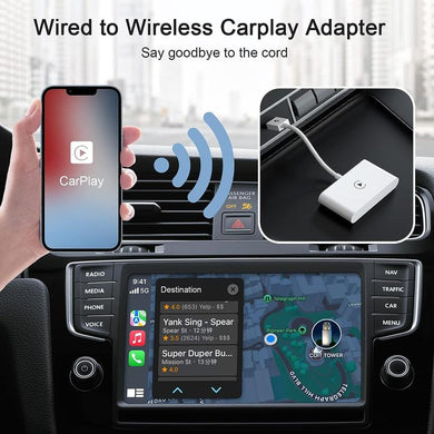 Suitable for Apple mobile phone carplay original car wired to wireless smart AI BOX box car machine adapter