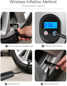 Portable wireless air pump