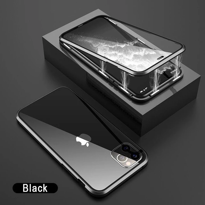 Upgraded Two Side Tempered Glass Magnetic Adsorption Phone Case for iPhone 11 11Pro 11Pro Max