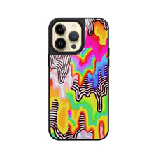 Compatible with iPhone 13 Abstract Case, Abstract Psychedelic Marble Wavy Distort Liquid Gradient Trippy Graphic for iPhone Case Boys Girls, Soft TPU Phone Case for iPhone