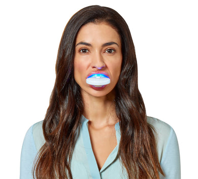 Teeth Whitening Kit, LED Light, 35% Carbamide Peroxide, (2) 5ml Gel Syringes, Tray and Case