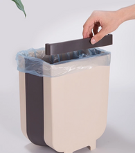WALL MOUNTED FOLDING WASTE BIN