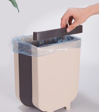 WALL MOUNTED FOLDING WASTE BIN