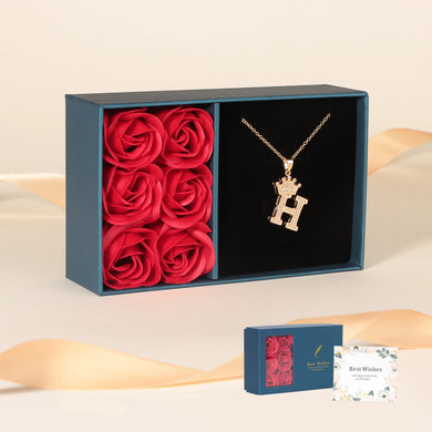 🎄Best Christmas Sale🎄 Crown Letter Necklace🔥60% OFF Today Limited 100 pcs🔥