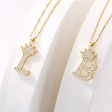 🎄Best Christmas Sale🎄 Crown Letter Necklace🔥60% OFF Today Limited 100 pcs🔥