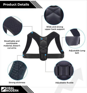 POSTURE CORRECTOR BACK BRACE CLAVICLE SHOULDER SUPPORT
