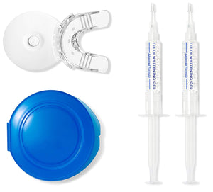 Teeth Whitening Kit, LED Light, 35% Carbamide Peroxide, (2) 5ml Gel Syringes, Tray and Case