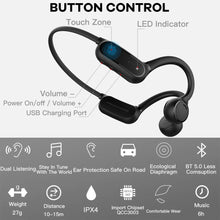 Wireless Bone Conduction Bluetooth Headphones, Open-Ear Design, BONE CONDUCTION TECHNOLOGY