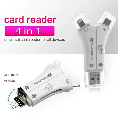 Versatile High Speed 4-in-1 SD Card Reader
