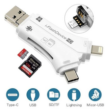 Versatile High Speed 4-in-1 SD Card Reader