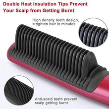 Perfect Your Hair in Minutes - Hair Straightener Brush for All Hair Types, Great Styler at Home