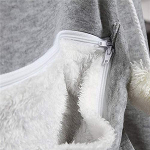 Womens Pet Carrier Shirts Kitten Puppy Holder Animal Pouch Hood Sweatshirt