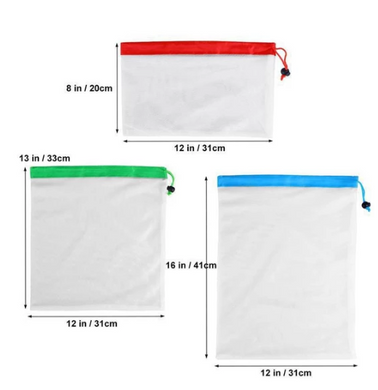 Reusable Washable Produce Bags