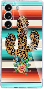 Compatible with Samsung Galaxy S22/plus/ultra Leopard Square Case, Clear Neon Leopard Print Luxury Girly Retro Cheetah Design for Samsung Case Girls Women, Soft TPU Graphic Protective Case for Samsung