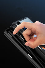 Magnetic All-included Slide Pen Case With Back Screen Glass Hinge Holder Phone Cover For Samsung Galaxy Z Fold 3 5G/Z Fold 4 5G
