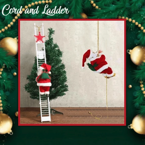 Christmas Climbing Santa Claus