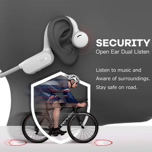 Wireless Bone Conduction Bluetooth Headphones, Open-Ear Design, BONE CONDUCTION TECHNOLOGY