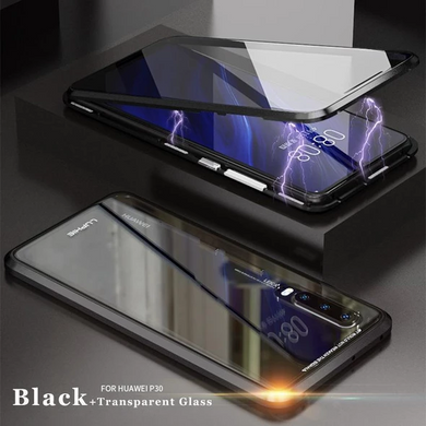 Upgraded Two Side Tempered Glass Magnetic Adsorption Phone Case for Huawei P30 P30Pro P30Lite