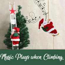 Christmas Climbing Santa Claus