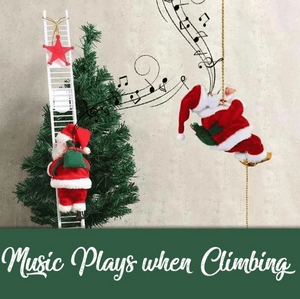 Christmas Climbing Santa Claus